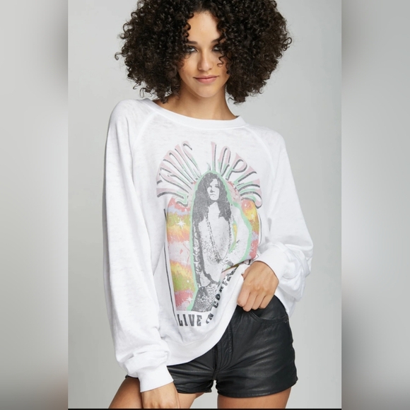Recycled Karma Janis Joplin Live In Concert Sweatshirt Size M - Picture 1 of 12